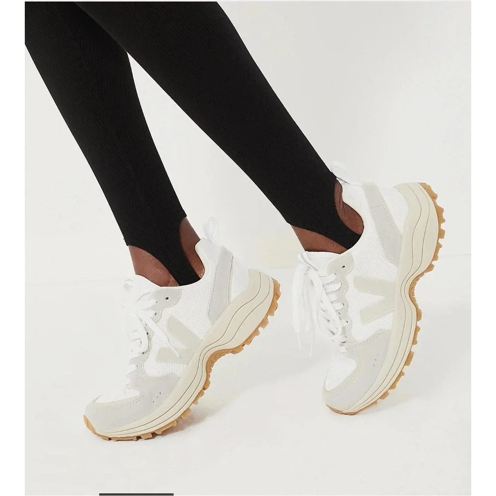 Veja Venturi Alveomesh Womens Sz 10 Sneaker Shoes Running White Pierre Natural - Picture 2 of 5